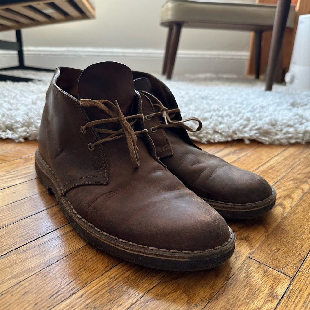 Clarks Desert Boot - brown leather
